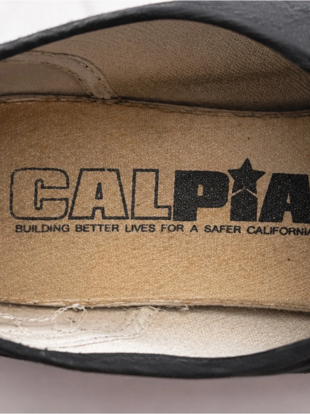 Authentic CALPIA California State prison issued Gola canvas shoes, size 9